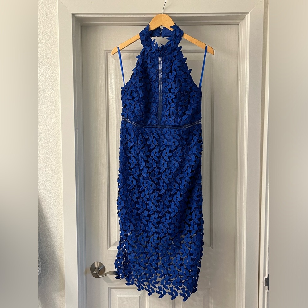 BARDOT BLUE DRESS